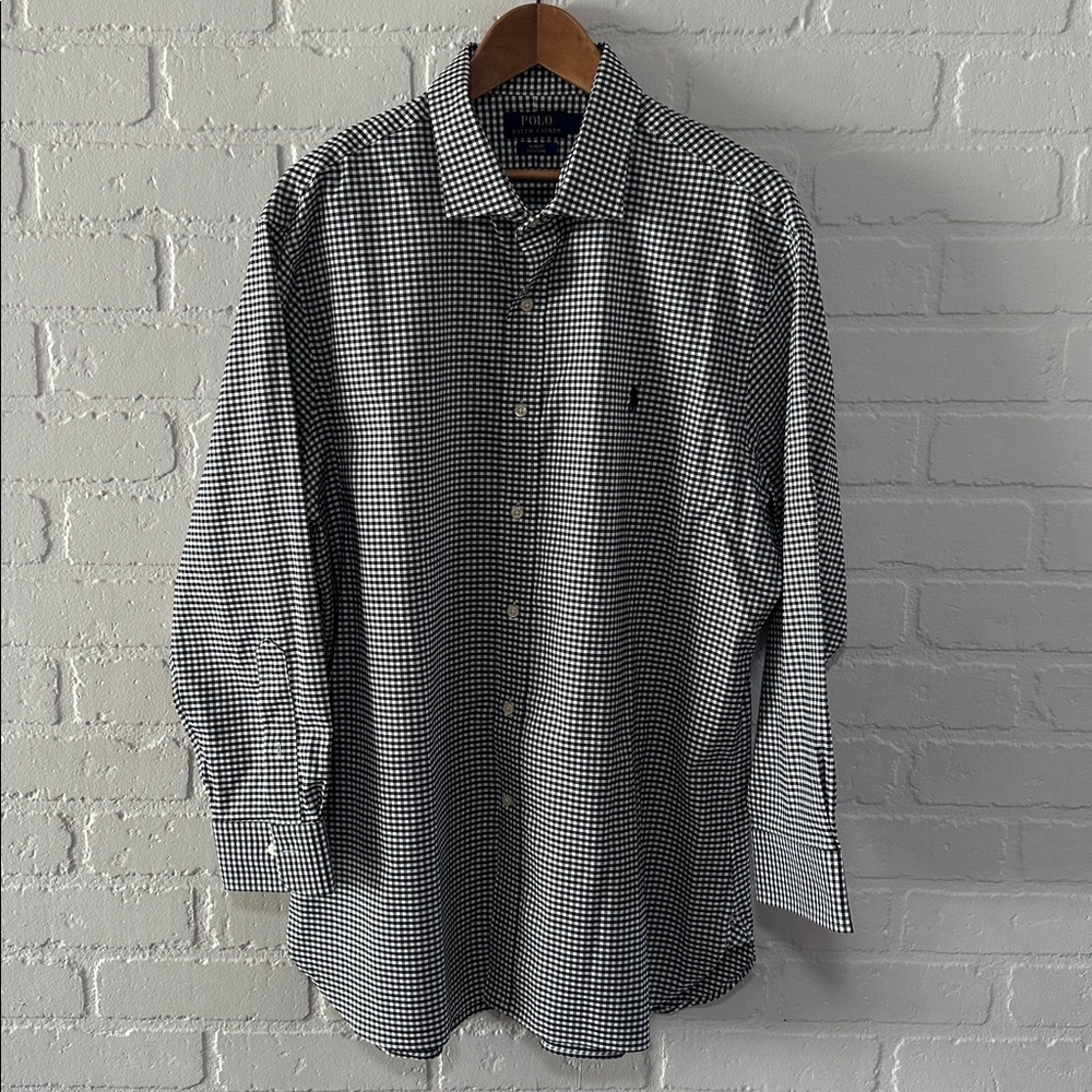 Polo Ralph Lauren Black and White Gingham Shirt